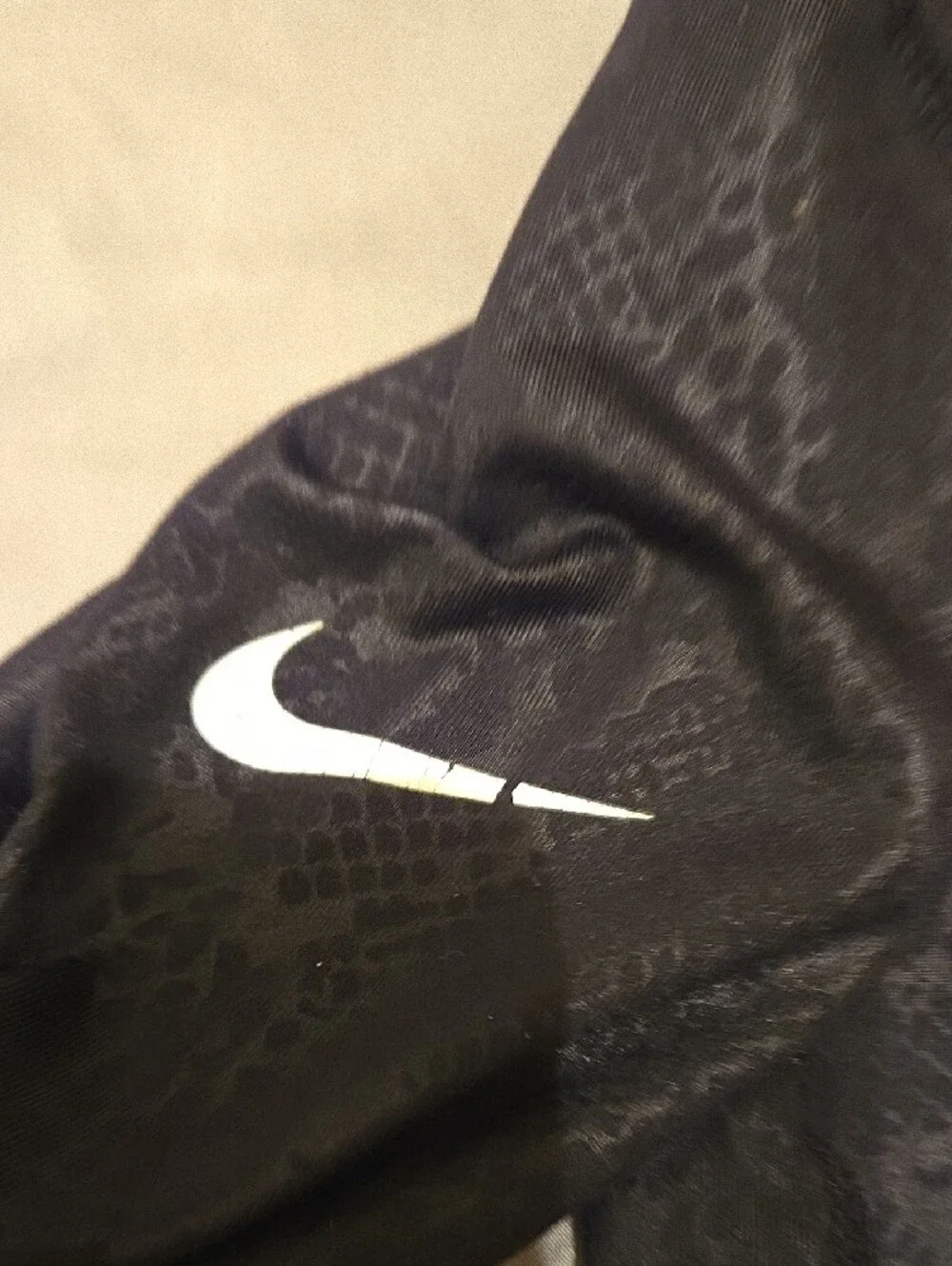 Nike Black Jacquard Half-Zip Pullover